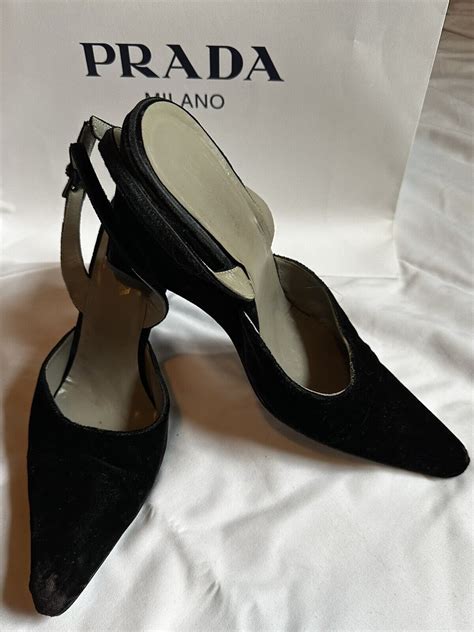 prada milano heels|original prada shoes.